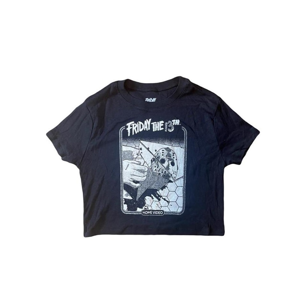 NWOT Friday the 13th Crop Top